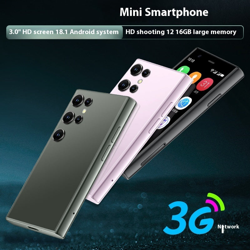 S23PRO Mini Smart Small Mobile Phone 30 Screen 2G 16G Android 3G Network WIFI