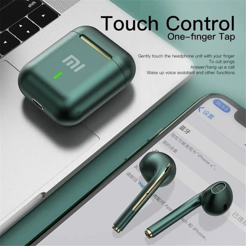 Original XIAOMI J18 Headset Wireless Earphones Bluetooth Headphones Sport Game TWS Earbuds in Ear with Mic Touch True for Stereo