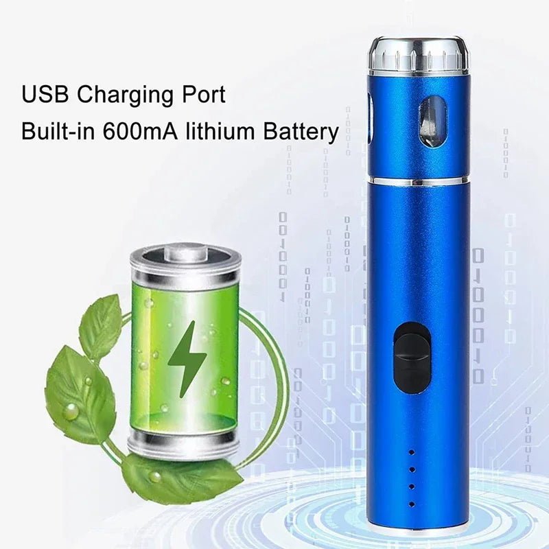 Electric Tobacco Grinder Stailess Steel Herb Spice Mill USB Herbal Crusher Household Mini Grinder Smoking Accessories