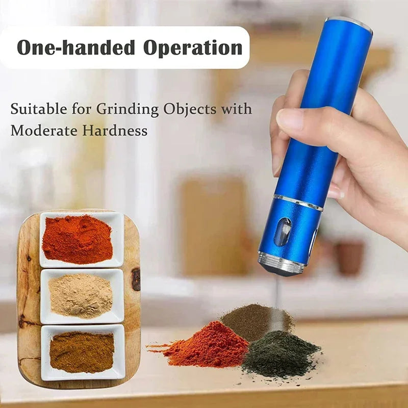 Electric Tobacco Grinder Stailess Steel Herb Spice Mill USB Herbal Crusher Household Mini Grinder Smoking Accessories