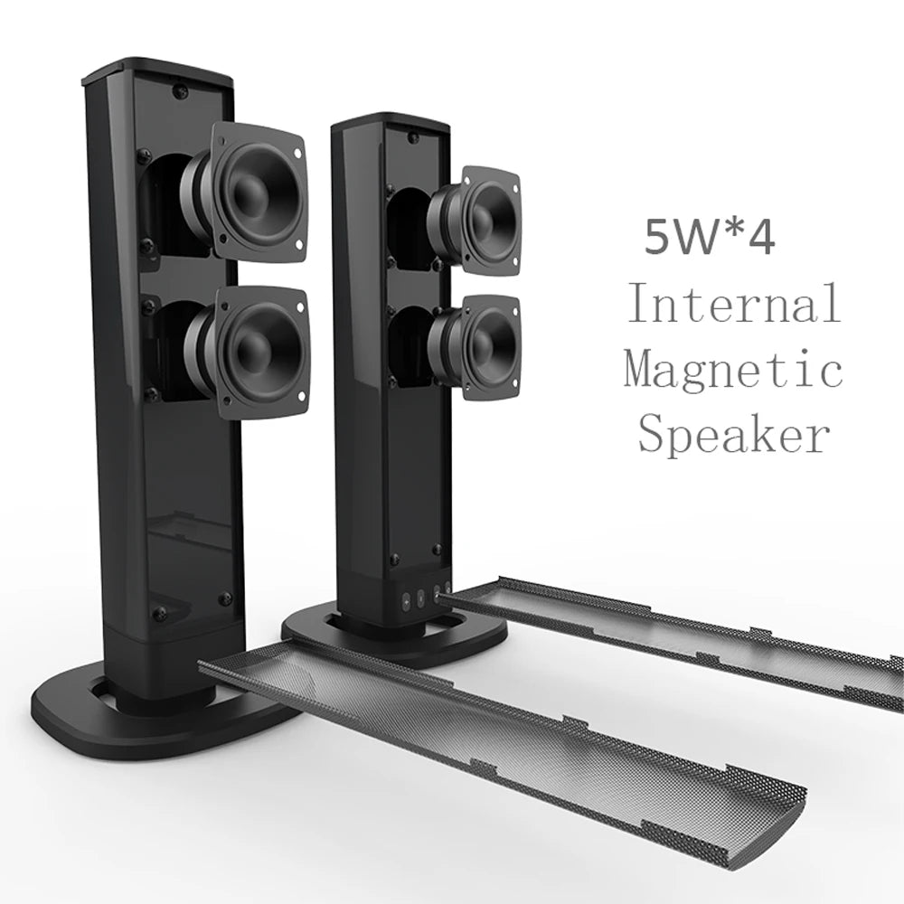 Powerful Soundbar Sound Radio Blaster Bar Audio TV PC Computer Subwoofer Wireless Home Theater Speaker