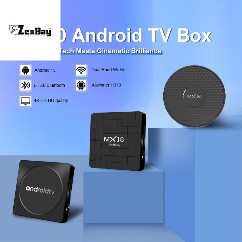 Android Tv Box Decoder 2024 4K Android 13 Mx10 F1 Digital Wholesale Onn Certificado Smart Android Tv Box