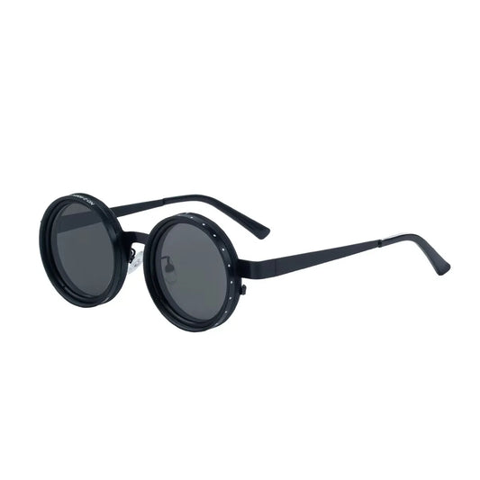 ND9 Adjustable Dimming Womens Sunglasses Retro Punk round Men'S Outdoor Fishing UV400 Polarized Driving Sunglasses