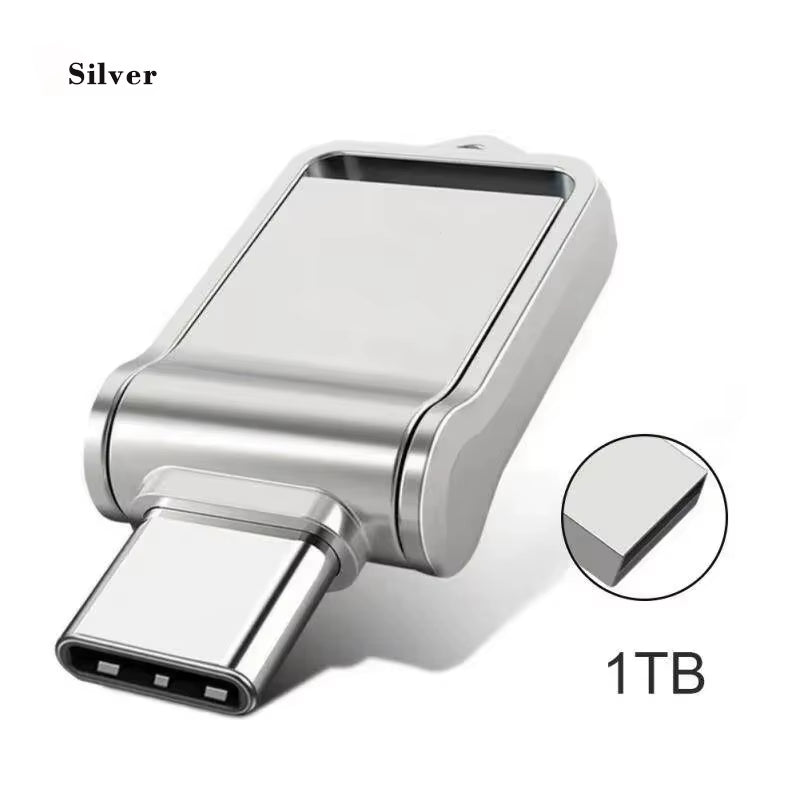 Xiaomi 2TB Metal Flash Drive USB 3.2 Super High Speed Transfer U Disk Drive Waterproof Type C Disk Dual-Use Flash Memory Stick