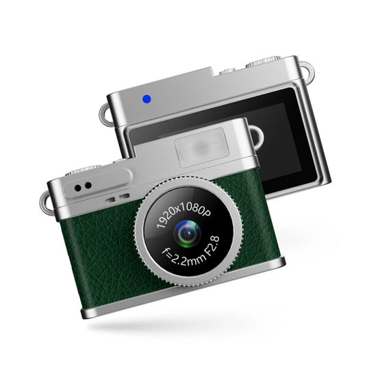 Digital Camera 1080P Retro CCD Mini Cam with Screen Indoor Outdoor Sports Portable Vintage Very Small Camcorder Video Recorder