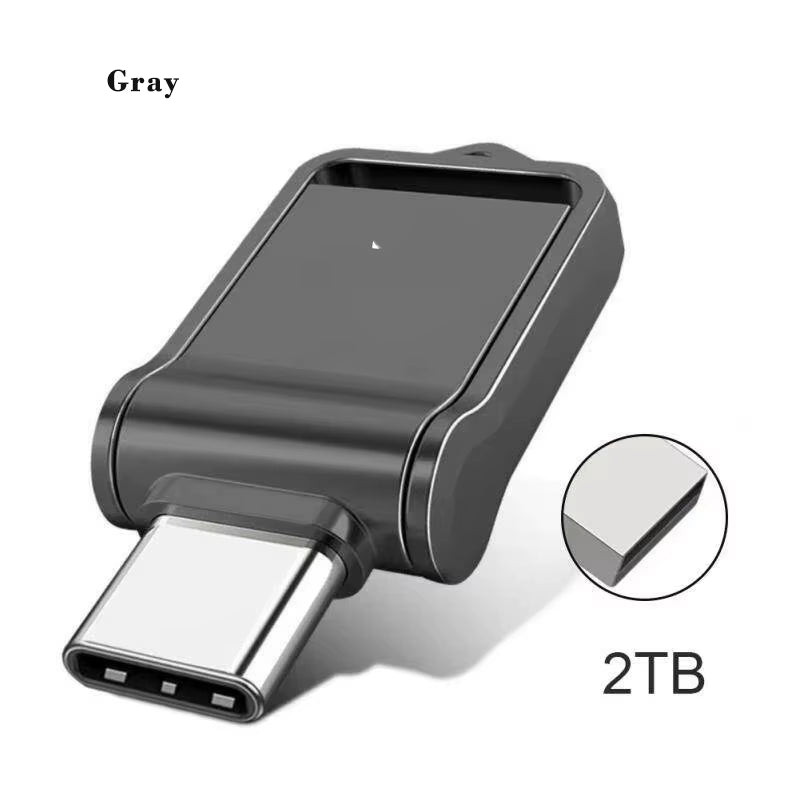 Xiaomi 2TB Metal Flash Drive USB 3.2 Super High Speed Transfer U Disk Drive Waterproof Type C Disk Dual-Use Flash Memory Stick