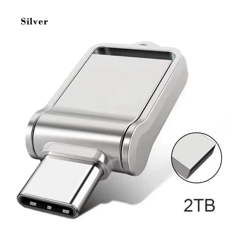 Xiaomi 2TB Metal Flash Drive USB 3.2 Super High Speed Transfer U Disk Drive Waterproof Type C Disk Dual-Use Flash Memory Stick