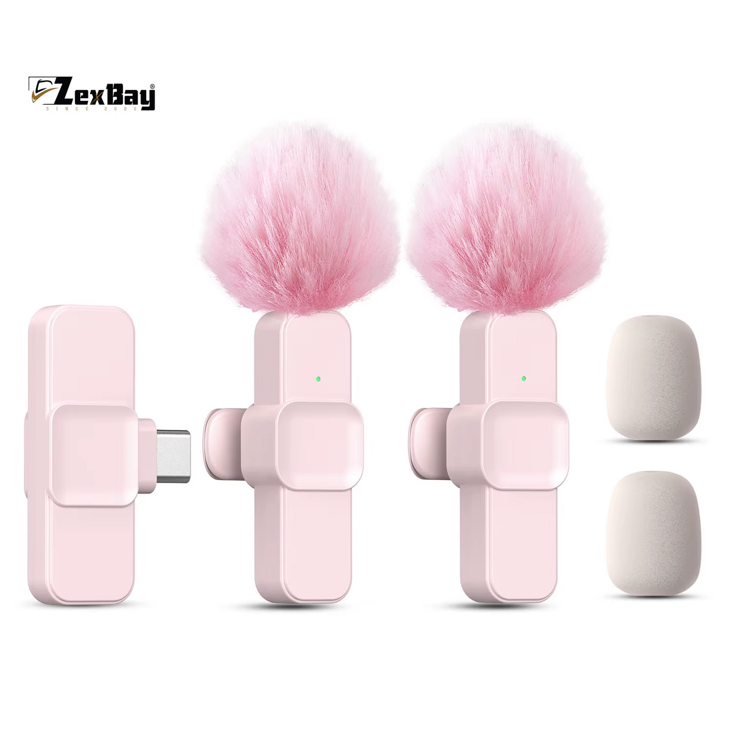 SNZIYAG K10 Wireless Lavalier Microphone Portable Audio Video Recording Mini Microphone for Iphone Android PC Live Gaming Phone