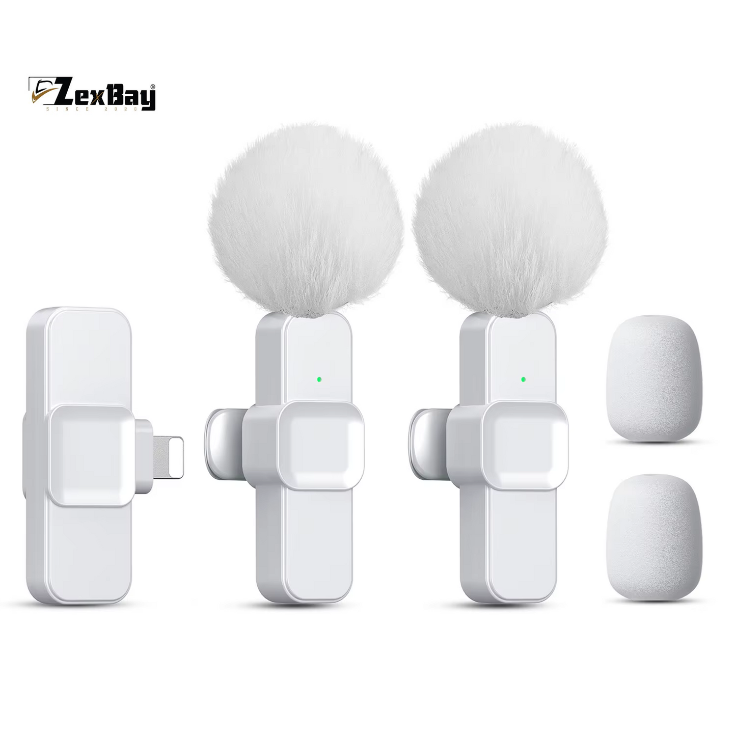 SNZIYAG K10 Wireless Lavalier Microphone Portable Audio Video Recording Mini Microphone for Iphone Android PC Live Gaming Phone