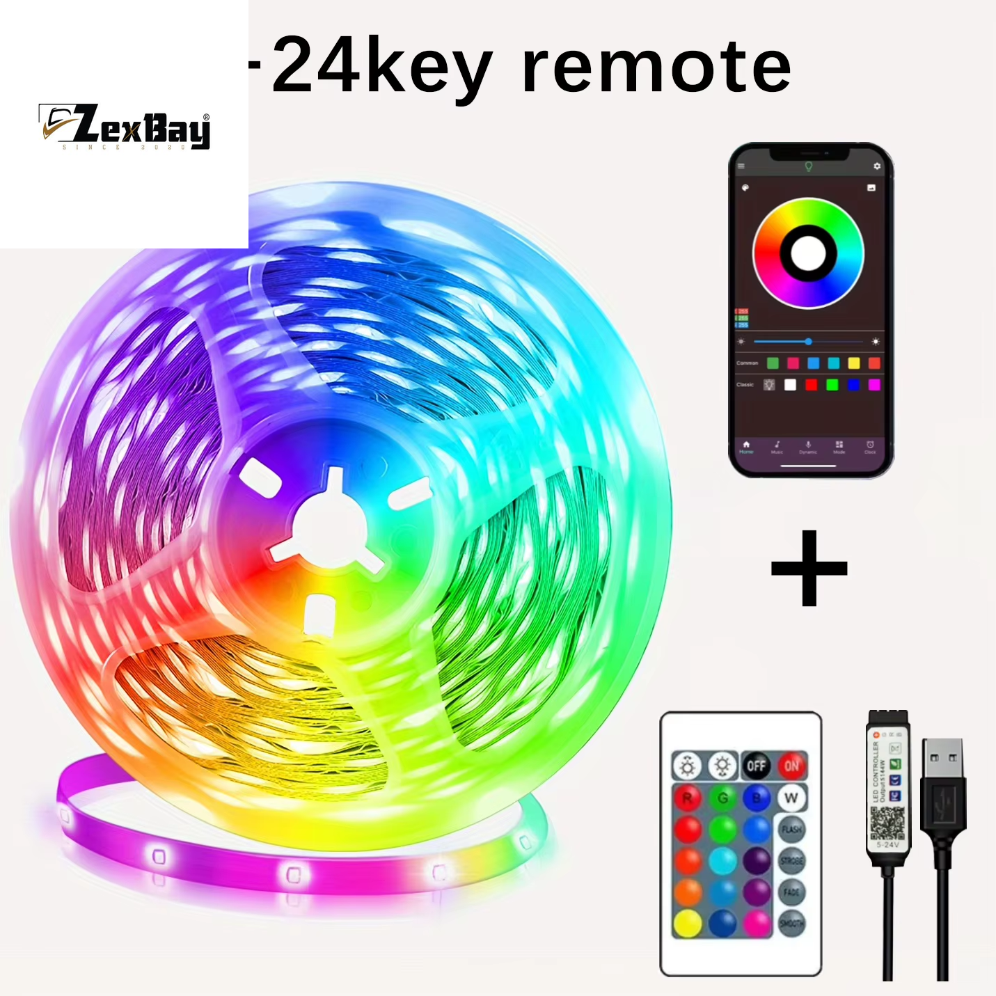 5V USB Led Strip Lights 5M 10M 20M 30M Led Room Light Flexible Ribbon Luces Led Tape for Home Room Bedroom Decor TV Backlight