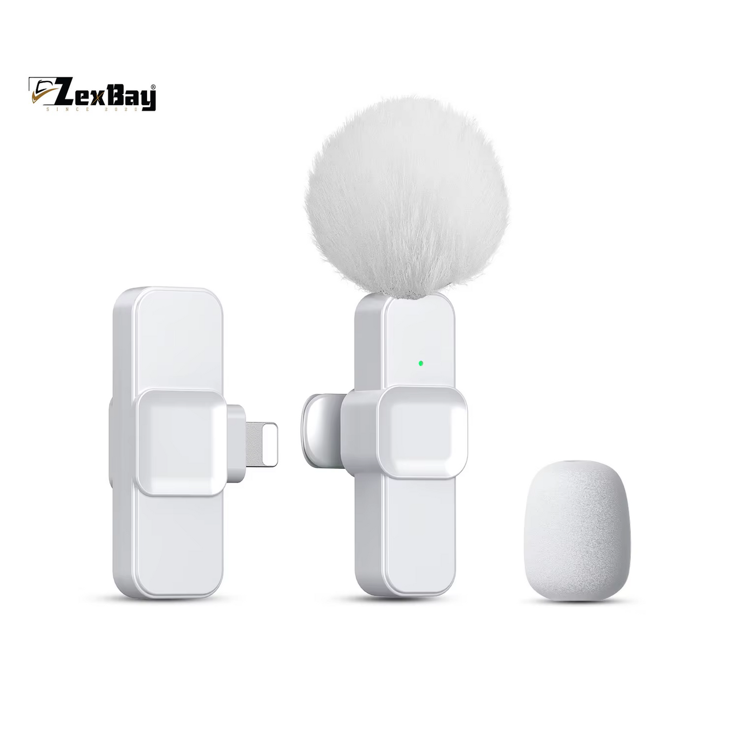 SNZIYAG K10 Wireless Lavalier Microphone Portable Audio Video Recording Mini Microphone for Iphone Android PC Live Gaming Phone