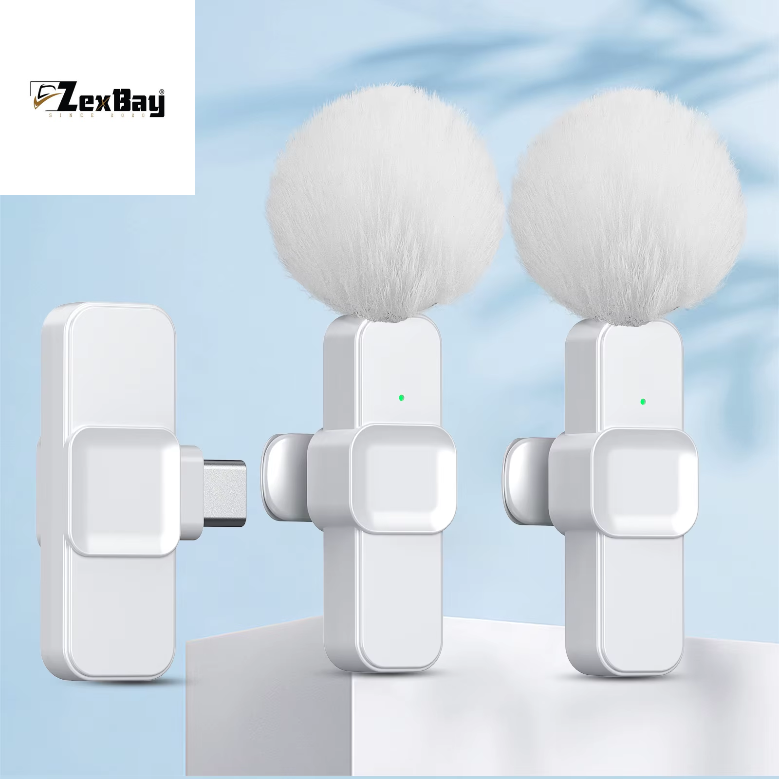 SNZIYAG K10 Wireless Lavalier Microphone Portable Audio Video Recording Mini Microphone for Iphone Android PC Live Gaming Phone