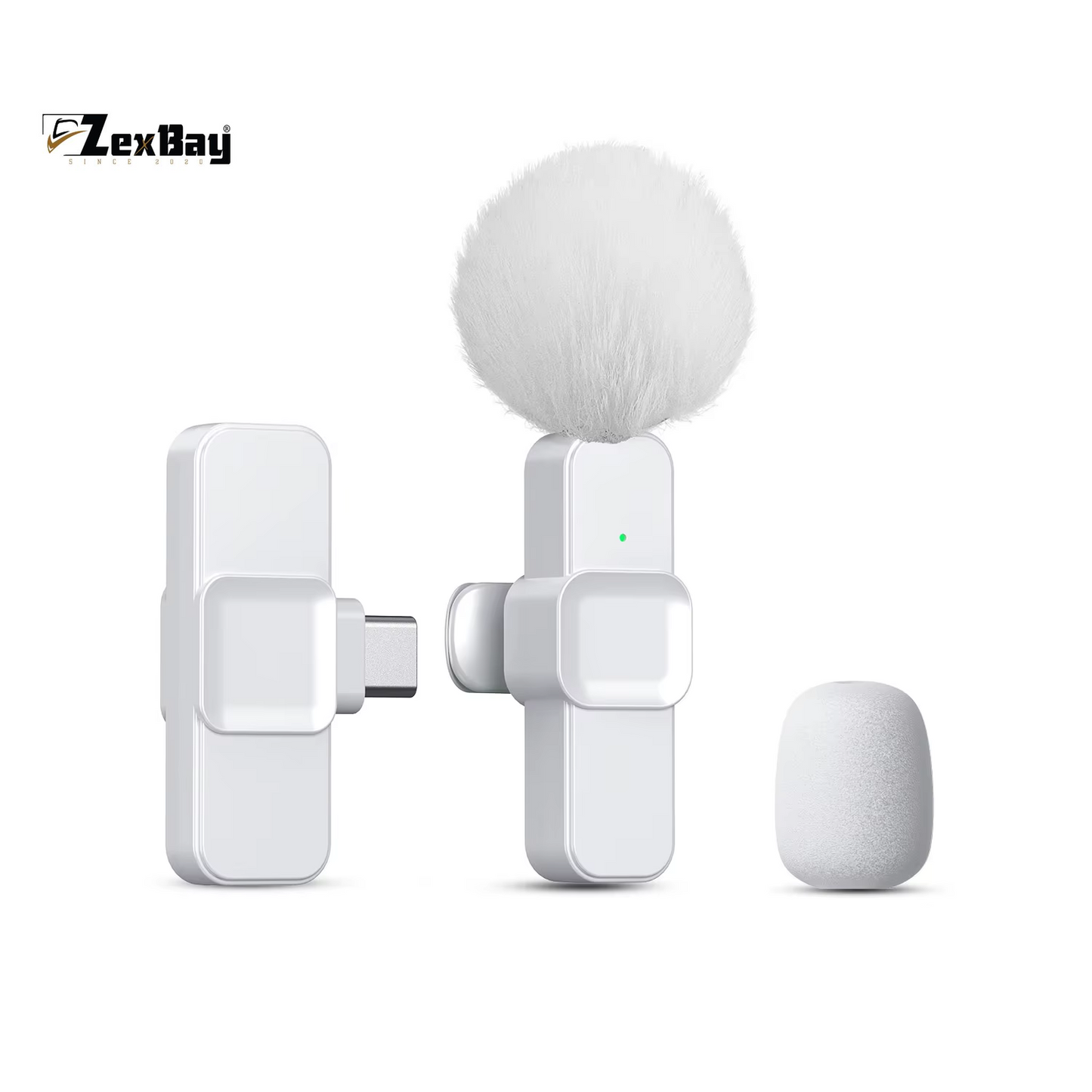 SNZIYAG K10 Wireless Lavalier Microphone Portable Audio Video Recording Mini Microphone for Iphone Android PC Live Gaming Phone